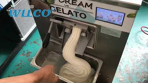 Wellcooling 11L Gelato Batch Freezer Hard Ice Cream Machine
