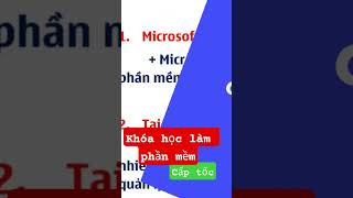 khóa học làm phần mềm cấp tốc