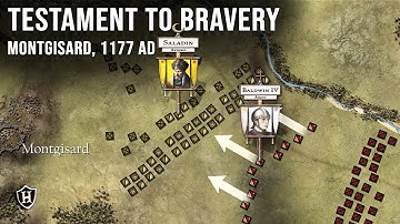 Baldwin IV defies Saladin - Battle of Montgisard, 1177 - Crusades History