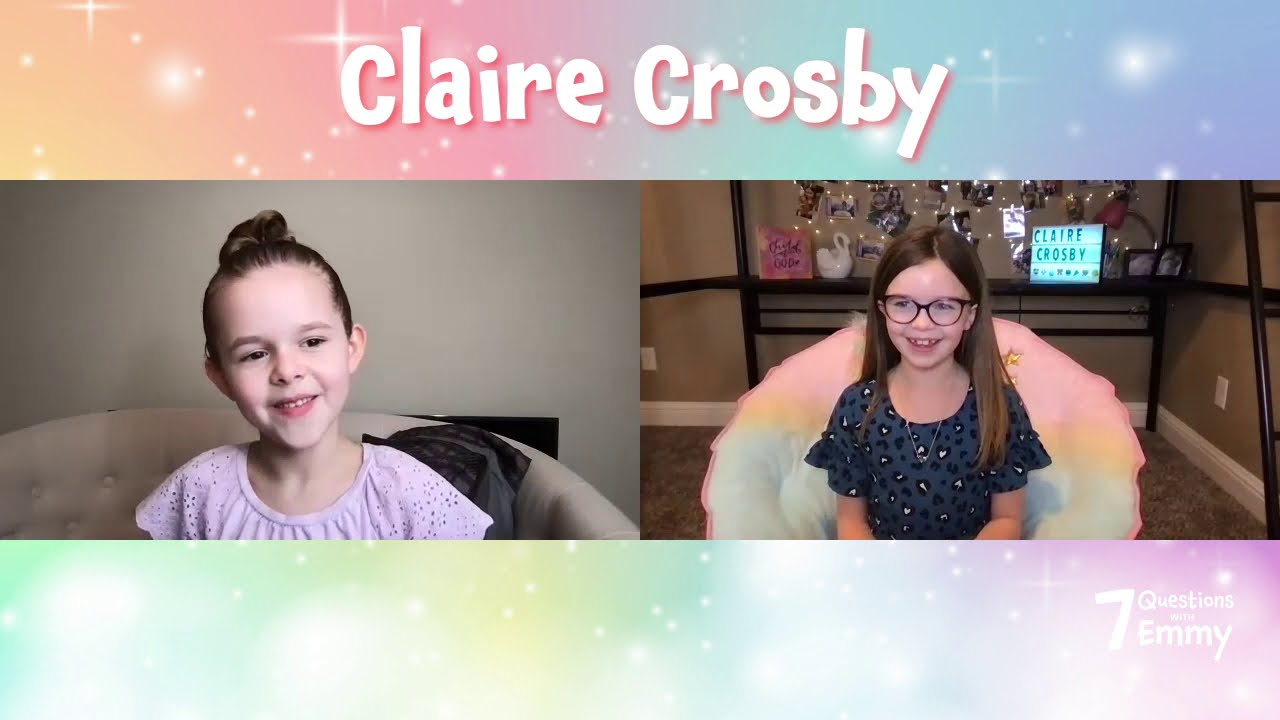 Singing star Claire Crosby answers 7 Questions with Emmy