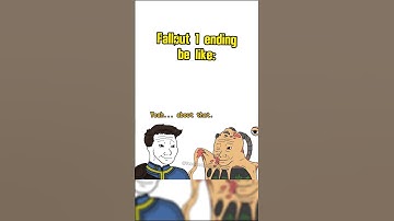 Fallout 1 ending be like: #fallout #memes #shorts