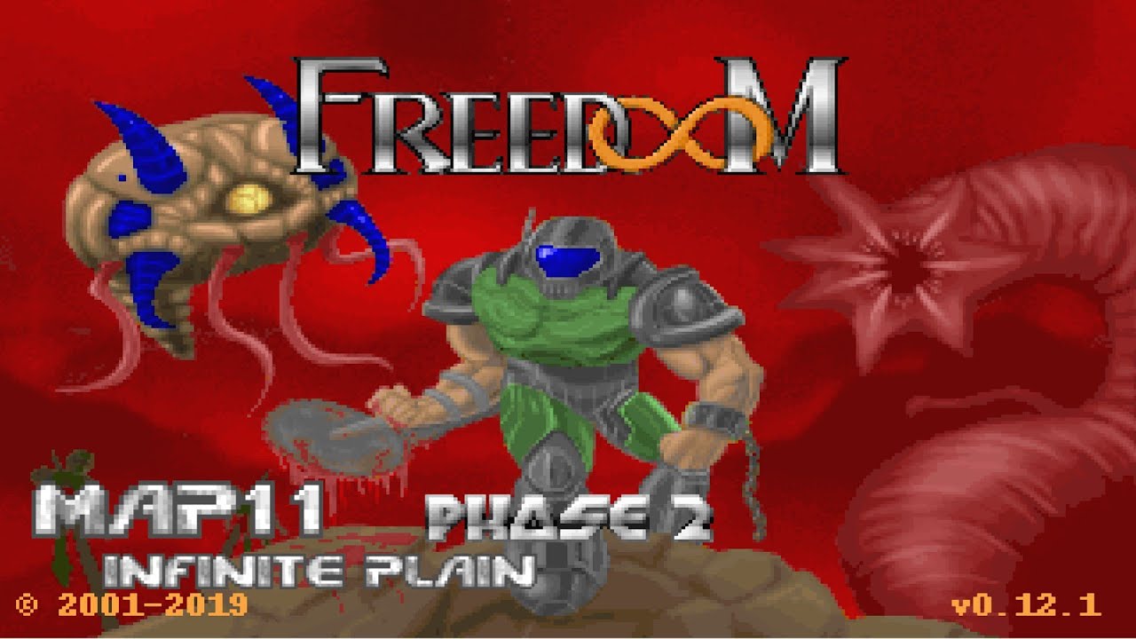 FreeDoom: Phase 2 - Map11: Infinite Plain (100%) [Crispy Doom]