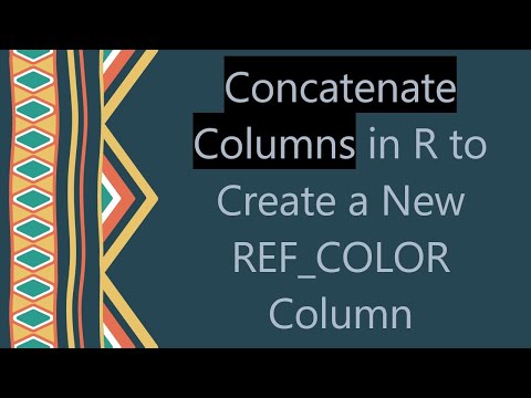 Concatenate Columns in