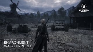 Witcher 4 Inspired Large-Scale Environment Walkthrough Unreal Engine 5