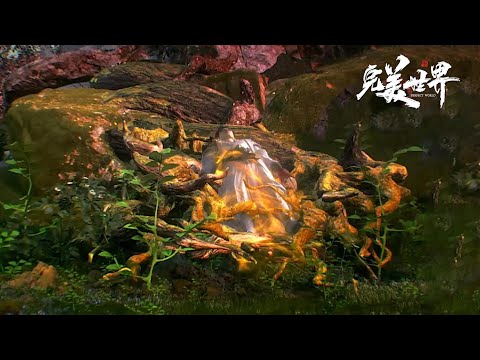 🌒 Shi Hao sleep in stone village. Days after, decayless grass grow around him? |Perfect World