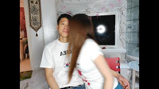 Korean guy got kissed by Arab girl