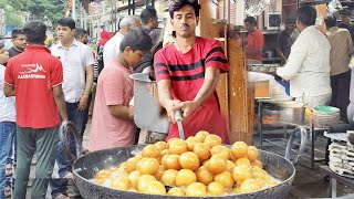Mysore Bonda Making at Very Busy Mahalaxmi Tiffins in Hyderbad |  Amazing Mysore Bajji Making Skill