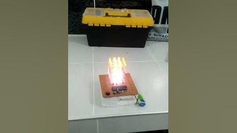 pıc16f877 ile 64 ledli led küp