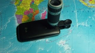 Монокуляр объектив подзорная труба 8х18 для мобильного телефона