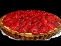 Tarta de fresas. Recetas de postres