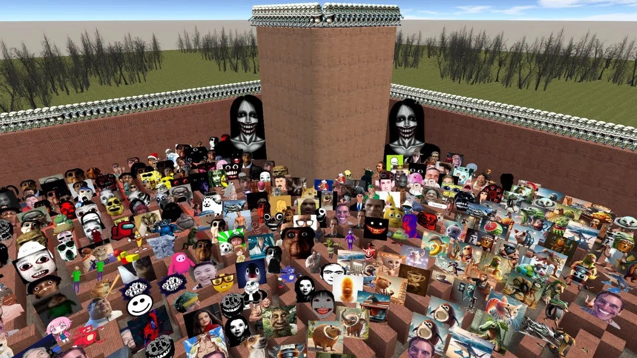 CRAZY FROG BALDI OBUNGA AND ALL FUN NEXTBOTS #Gmod2.0 #NexTbotS - YouTube