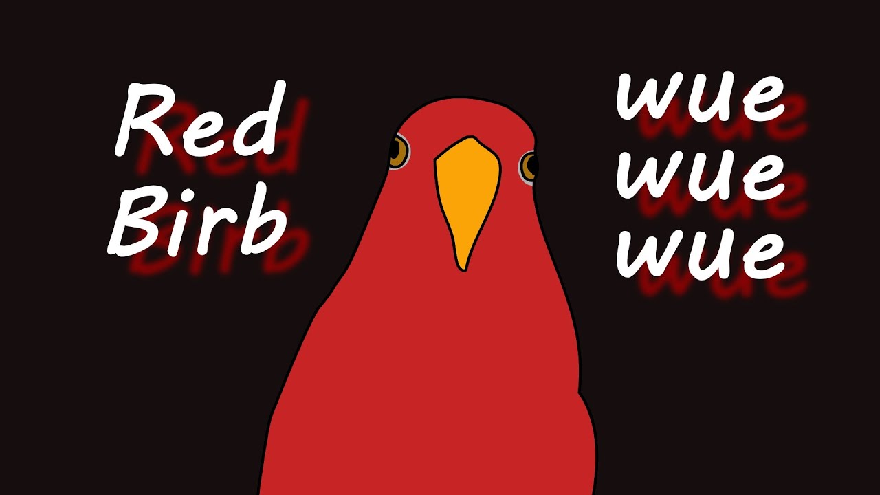 Red birb "GUMI" meme Animated || Animation meme - YouTube