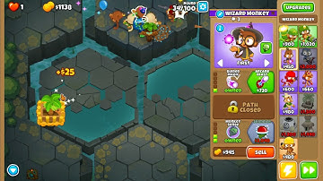 Bloons TD 6 - Impoppable - Sunken Columns - No Monkey Knowledge, Continues and Powers (30.1 patch)