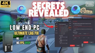 🔧 Gameloop Best Settings for Low-End PC 2025 | Lag Fix + FPS BOOST in PUBG MOBILE