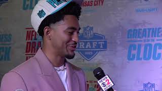Bryce Young interview on draft night