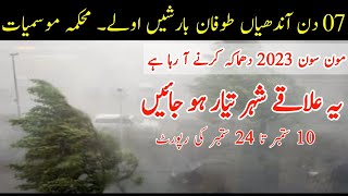 Windspeed Rains Winds Hailstorm Expected In Pakistan| Weather update| Weather Report,10-24 September screenshot 5