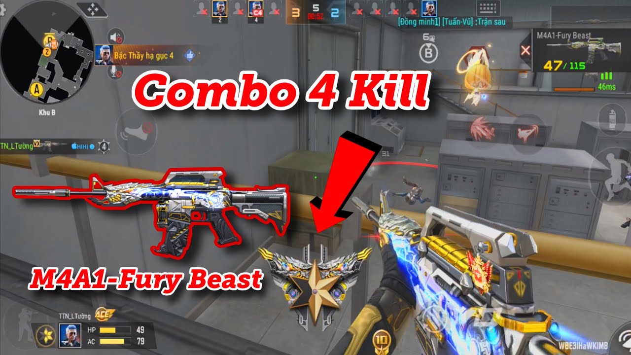 CF Legends | M4A1-Fury Beast полностью доминирует в начале игры | Безрассудно продвигается вперед...