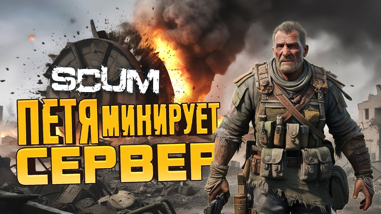 SCUM ЧТО ЭТО БЫЛО? - ПЕТЯ ПЕРВЫЙ РАЗ ТАКОЕ ВИДИТ