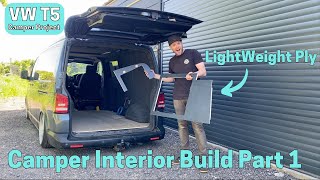 Camper Units Build Part 1  VW T5 Camper Project