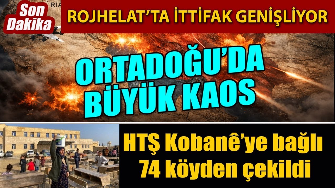 Rojhelat’ta ittifak genişliyor, Ortadoğu’da büyük kaos, Kobane’de yeni gelişme
