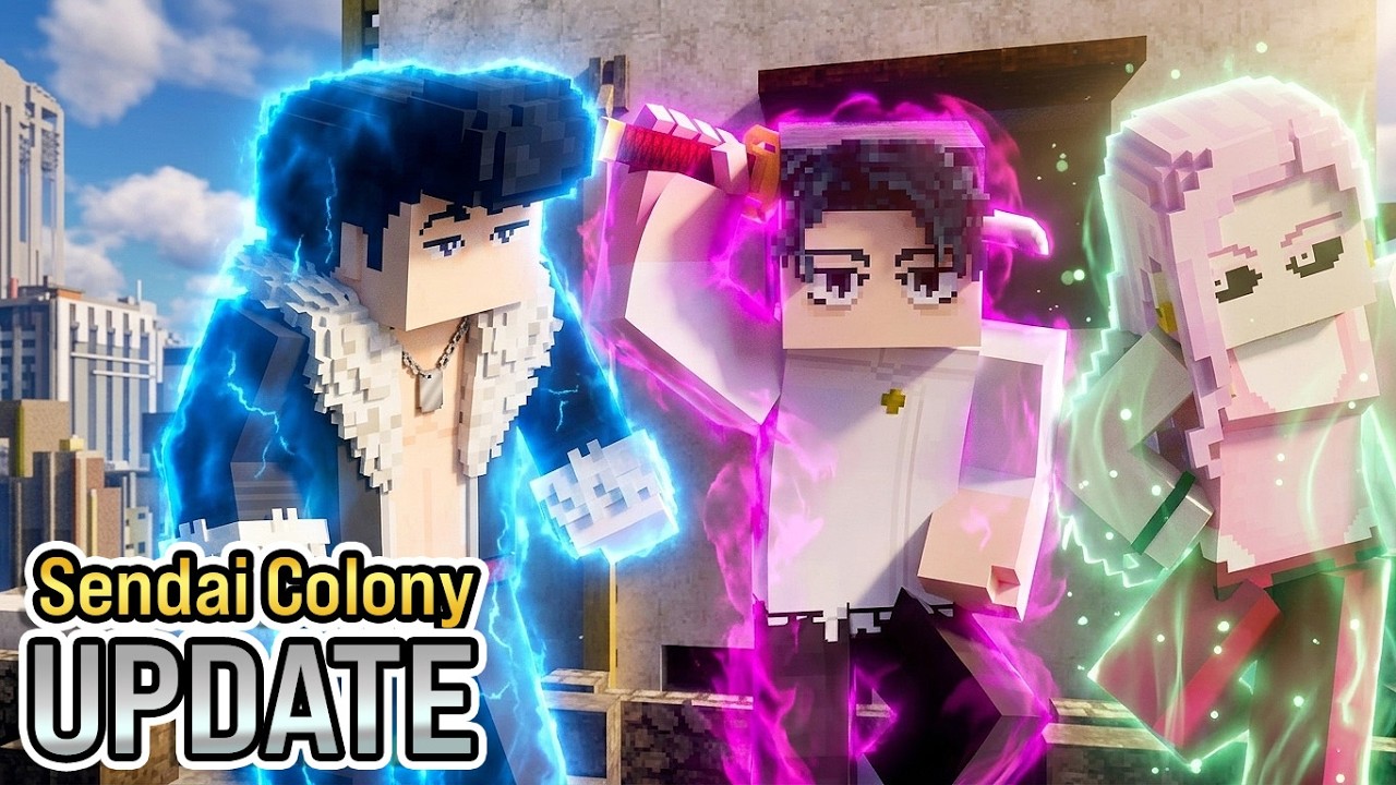 Sendai Colony Update is PEAK in Minecraft Jujutsu Kaisen