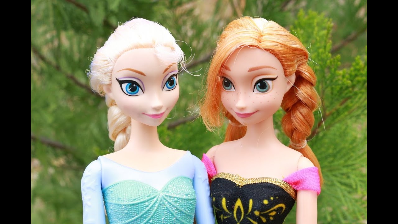Elsa & Anna GO HIKING on vacation YouTube