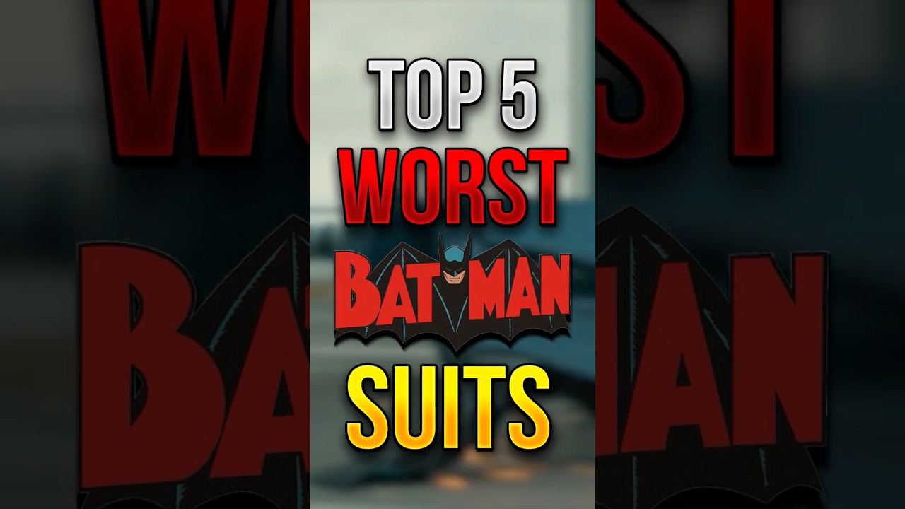 RANKING the TOP 5 WORST Live-Action BATMAN Suits!