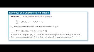 Determine If Theorem Implies That The Given Initial Value Problem Has a Unique Solution