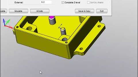 profile part 1 in 2.5D Milling