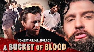 A Bucket Of Blood l Comedy, Crime, Horror l American Full Movie l Dick Miller, Barboura Morris l