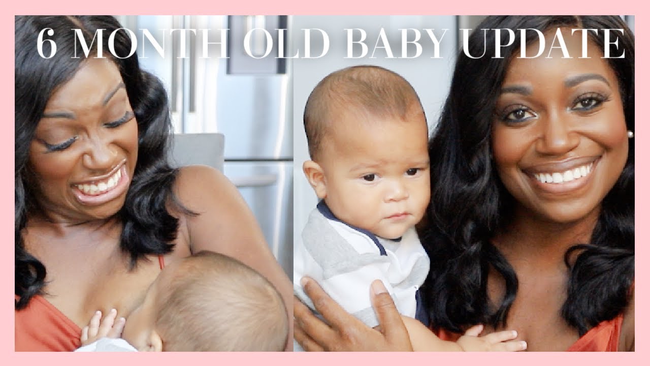 6 Month Old Baby Update! // Baby Food, Breastfeeding Baby With Teeth, Mommy Self Care & More