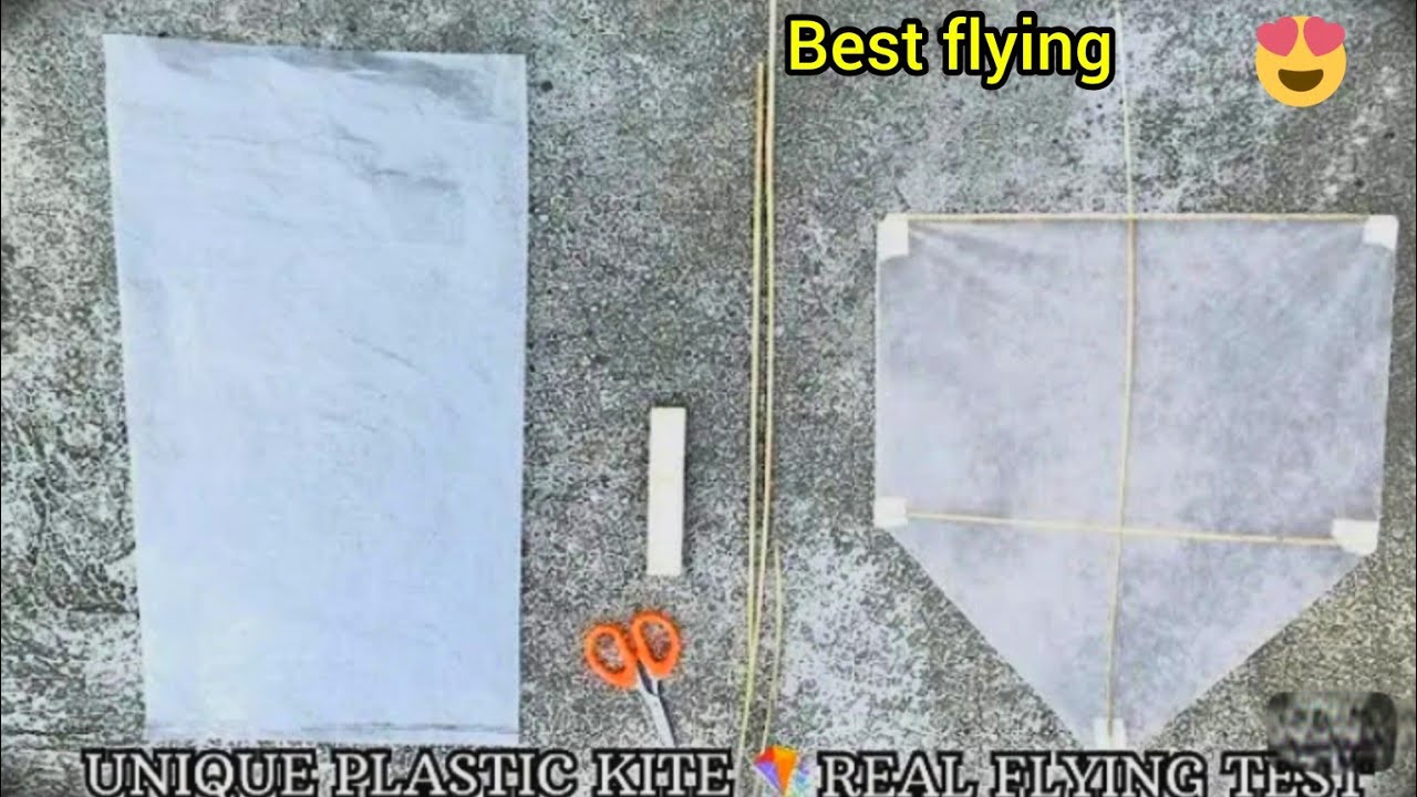 🎯 Title: I Made an Amazing Kite from a Plastic Bag! 🪁😱 | DIY Kite ...