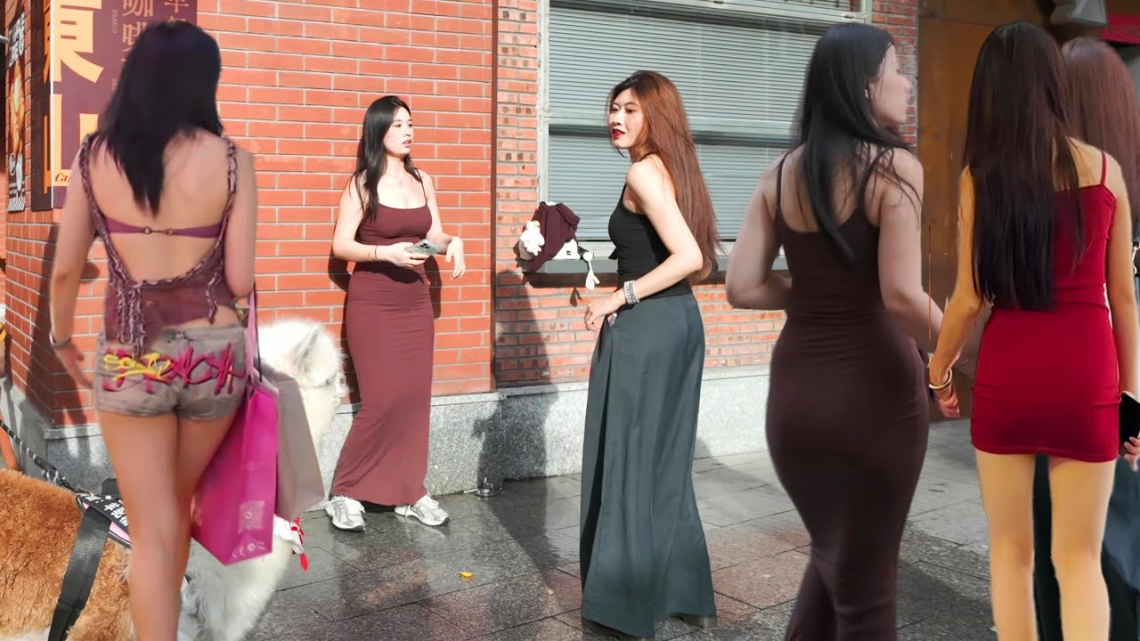 广州东山口街景，Walk in China Guangzhou 4K HDR