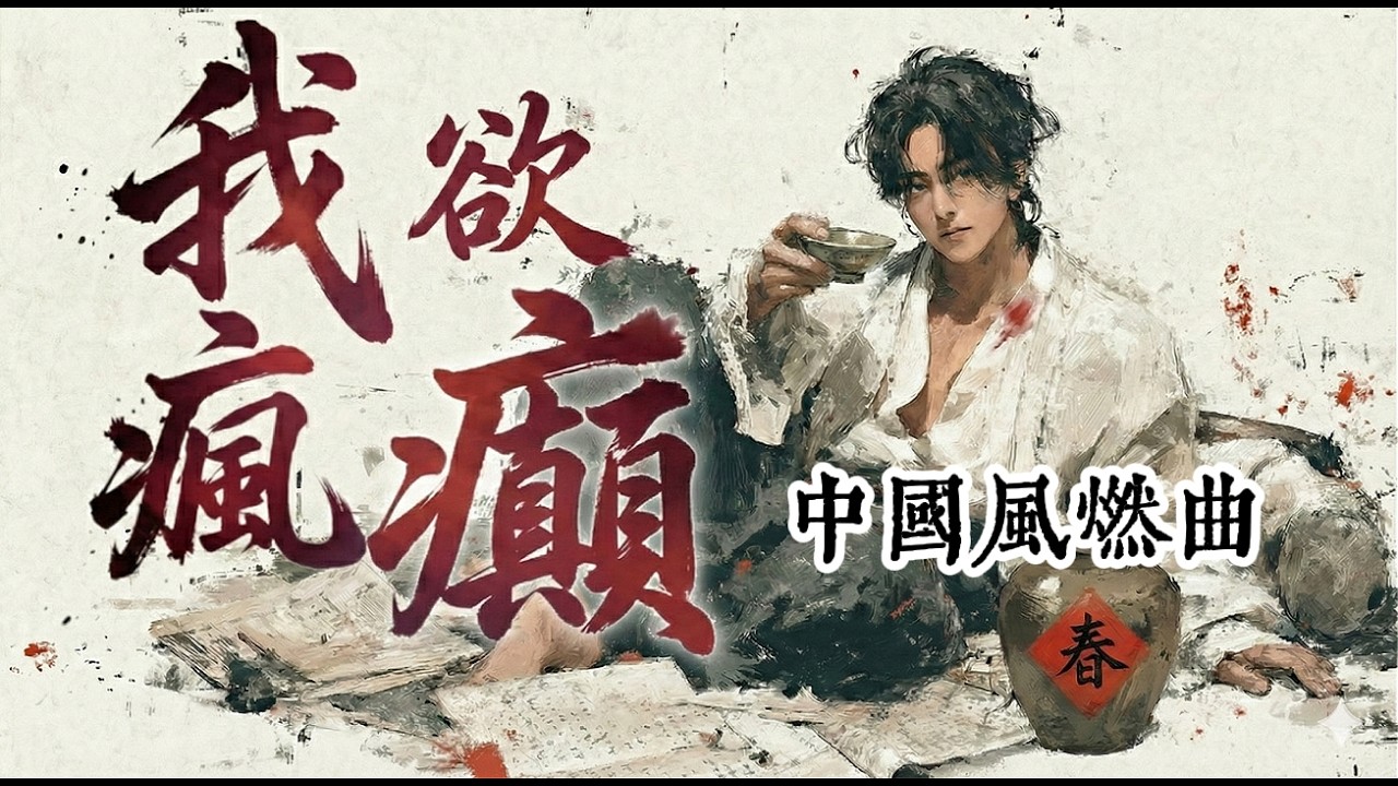 一曲封神！《我欲瘋癲I Crave Madness》棄半世禮法，只為妳一聲冤家 | 絕美中國風 Original | 墨韻音穀 | 動態歌詞Pinyin Lyrics | 高音質