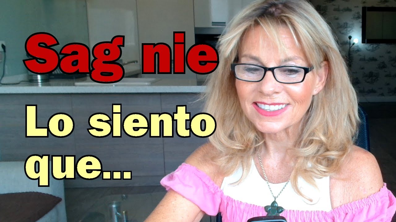 Spanisch: Sag nie ❌ Lo siento que...  Viele Übungen