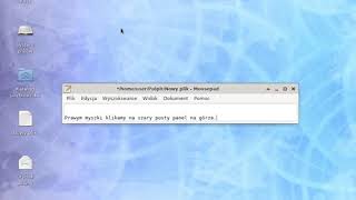 Linux : zmiana menu w XFCE i przeciągnięcie aplikacji na panel szybkiego uruchamiania (2)
