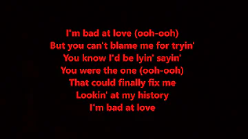 Halsey – Bad At Love (Lyrics)