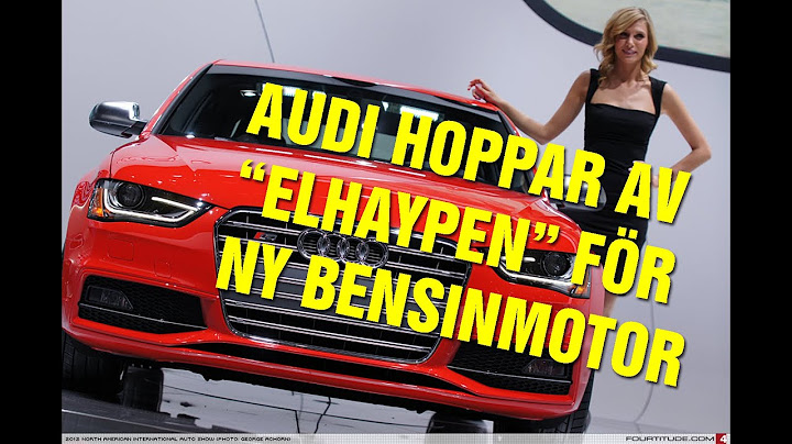 Audi säjer nej till enbart elbilar! Perstad Presenterar: TrafikMagasinet, BilTV med Perstad