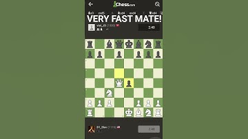 Fast mate #checkmate #chess #chesscom #magnuscarlsen #usashorts