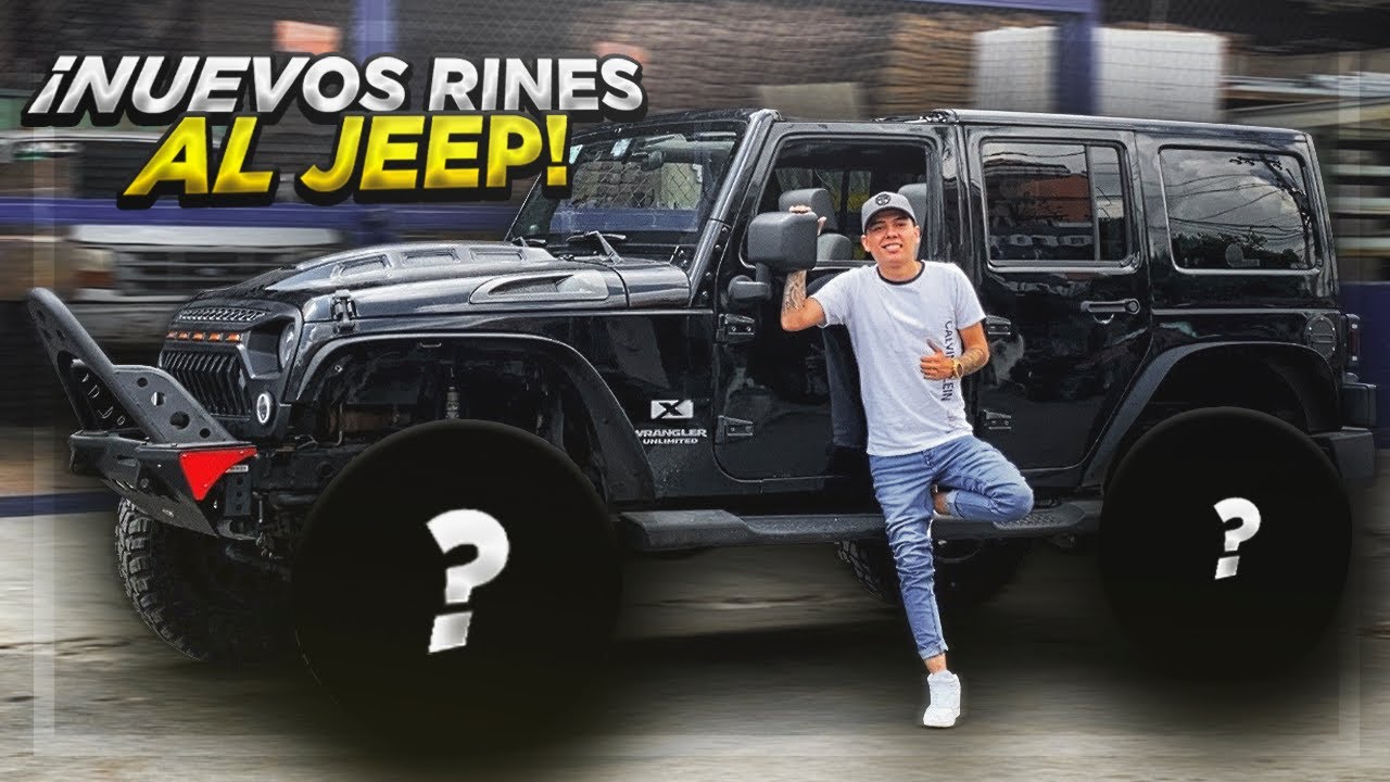NUEVOS RINES, LLANTAS Y DEFENSA METÁLICA A MI JEEP | ManuelRivera11