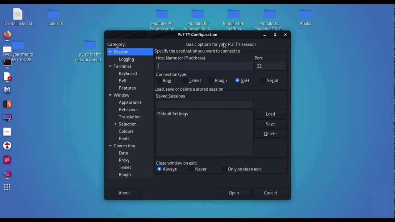 How to Install PuTTY on kali Linux YouTube
