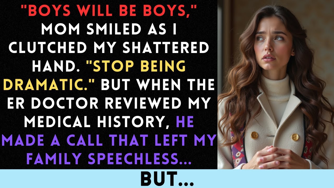 Parents Watched As My Brother Broke My Hand Saying He's Just Playing. The Emergency Room Doctor...