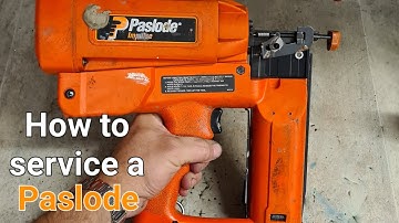 How to service a Paslode IM250 second fix gas gun that won