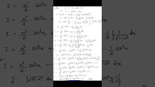 Integration Of X.sin Inverse X Dx