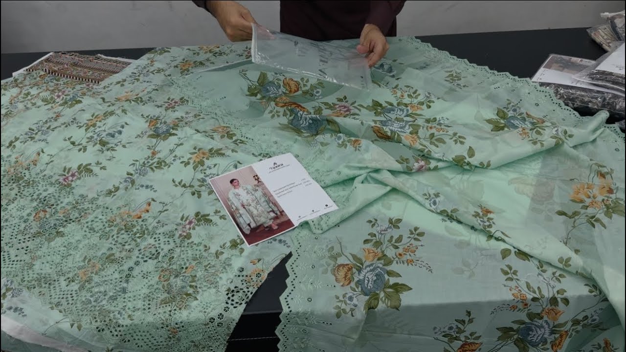 Original Brand Noura Eid Vol 2026 | Primeum Lawn Embroidered Cutwork Duptta | Wholesaler Faisalabad 