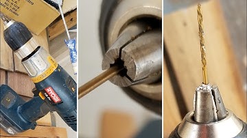 How to use SMALL DRILL BITS on a DRILL Chucks
