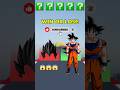 Goku hair ‼️😱Who win!??? #shorts