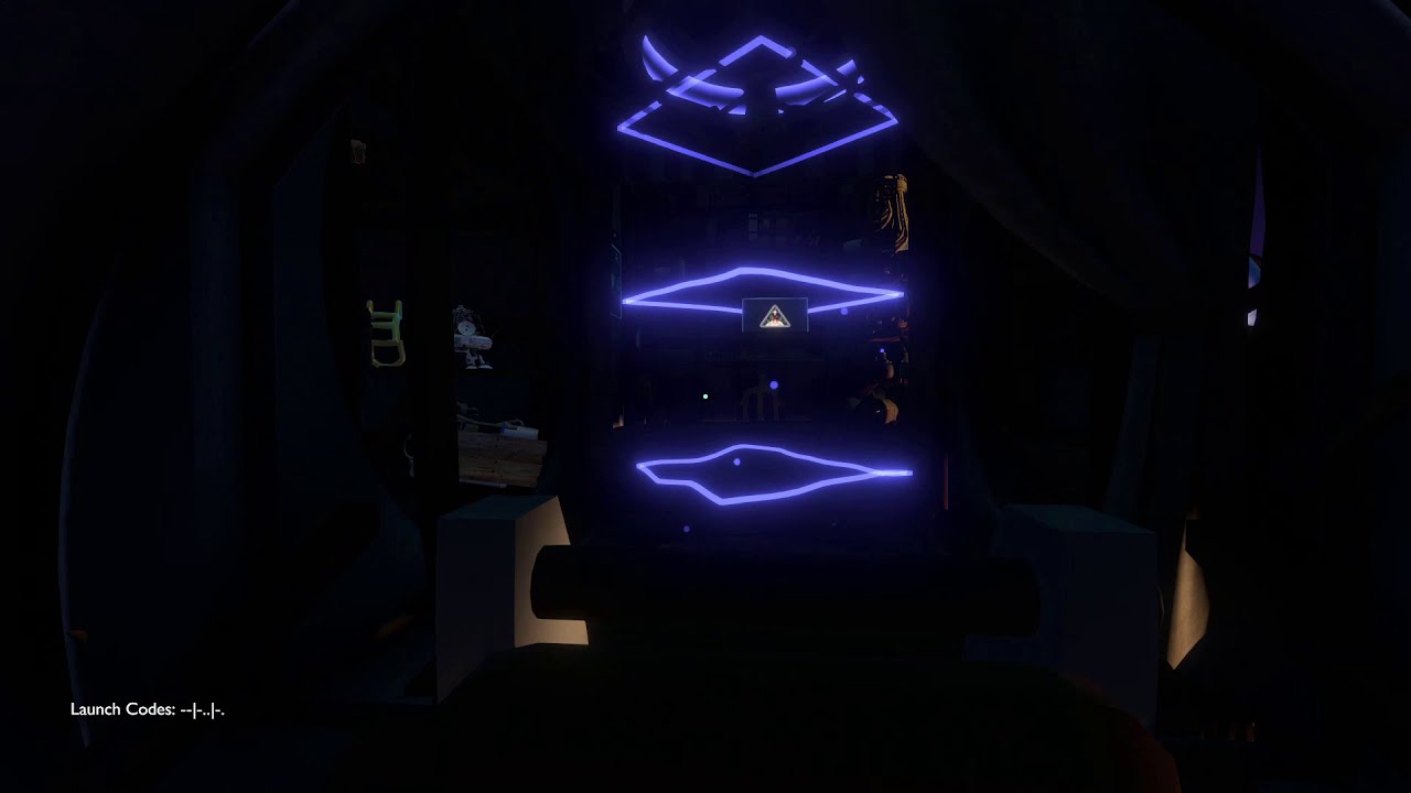 Blackout Ship - Doing Mask Cutscene Storage into the ship or its tractor beam