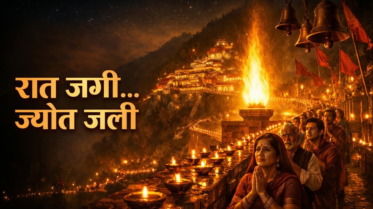रात जगी है ज्योत जली है 🙏 | शेरावाली/ज्योतावाली भजन | Jai Mata Di Jagran Bhajan 2025