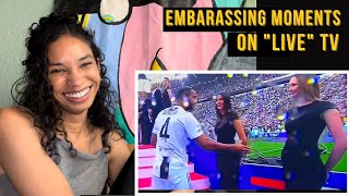 Embarrassing Live TV Moments | Laughing through discomfort